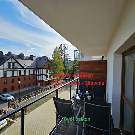 Apartman Park A8 - Walonski - Z Dostepem Do Basenu, Sauny, Jacuzzi, Silowni - Widok Z 3 Stron Budynku *